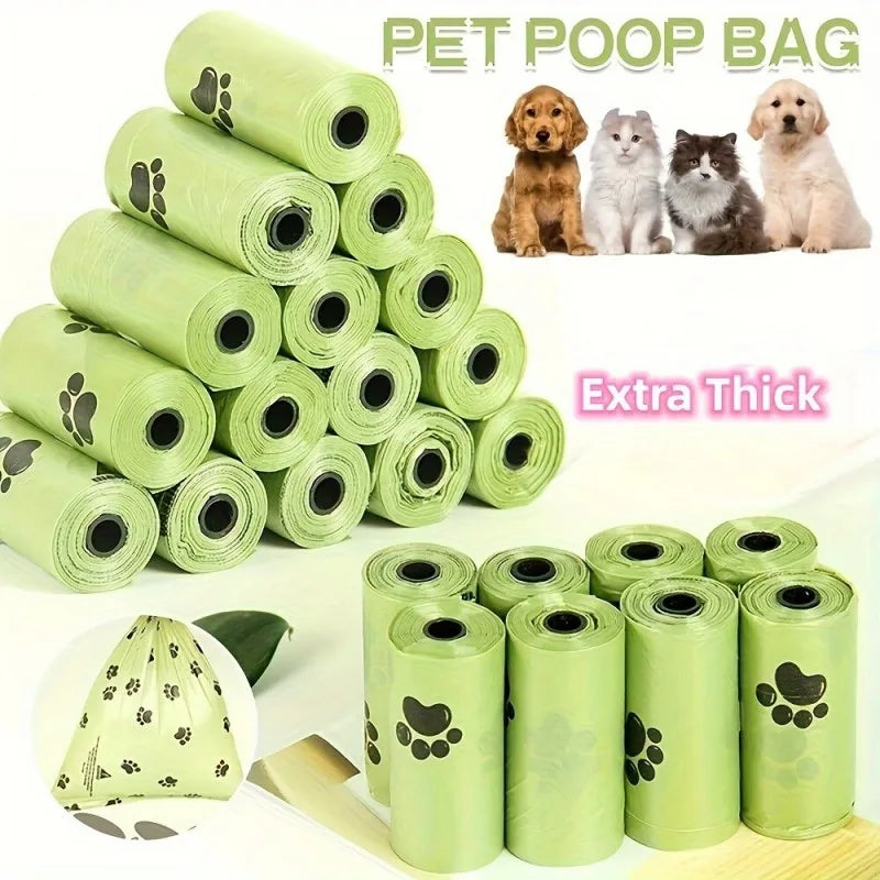 Biodegradable Pet Waste Bags with Dispenser