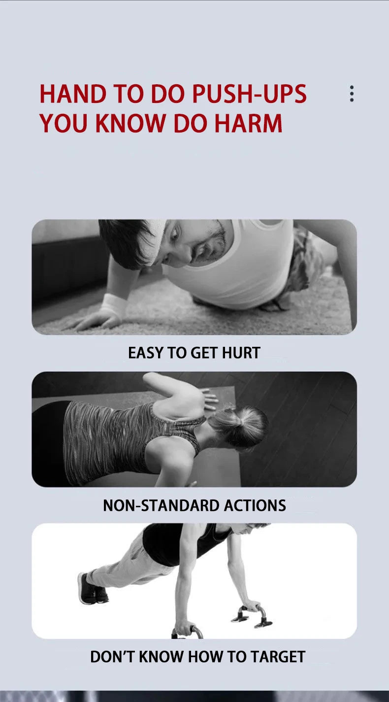 Multifunctional Color-Coded Push-Up Board Set
