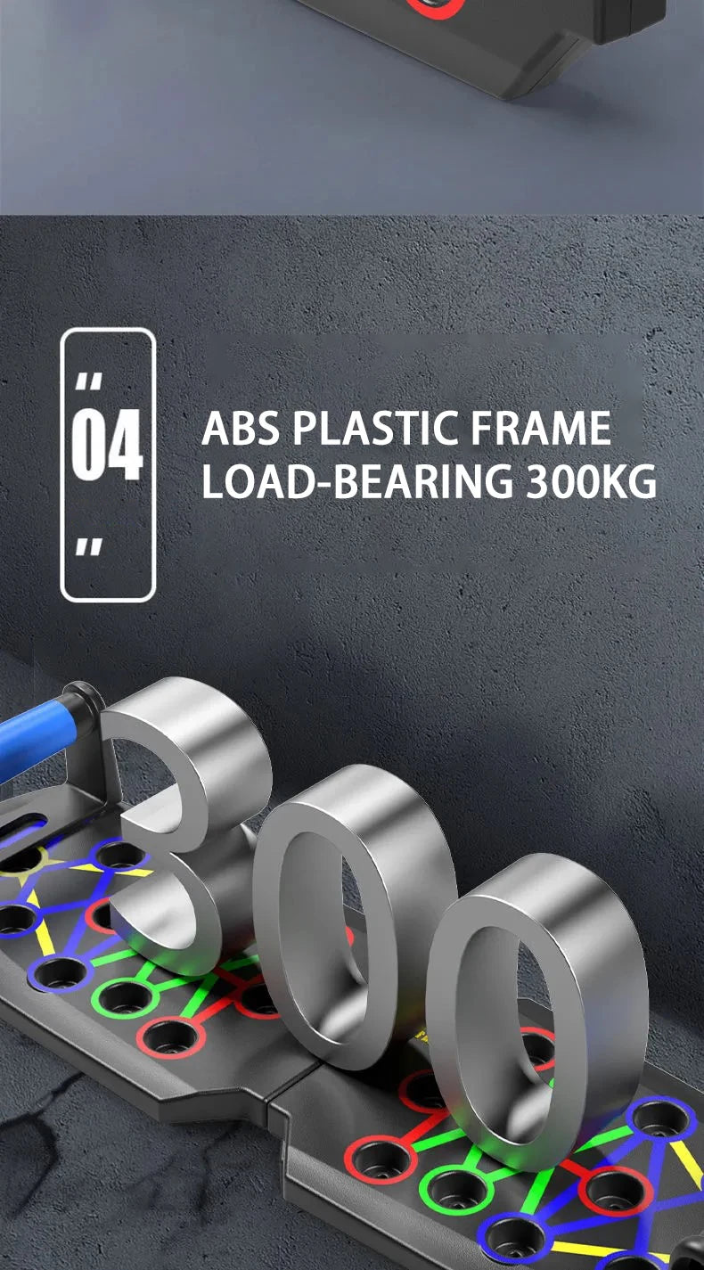 Multifunctional Color-Coded Push-Up Board Set