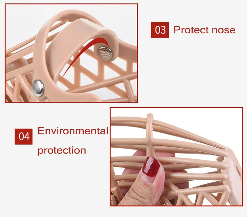 Adjustable Breathable Dog Muzzle