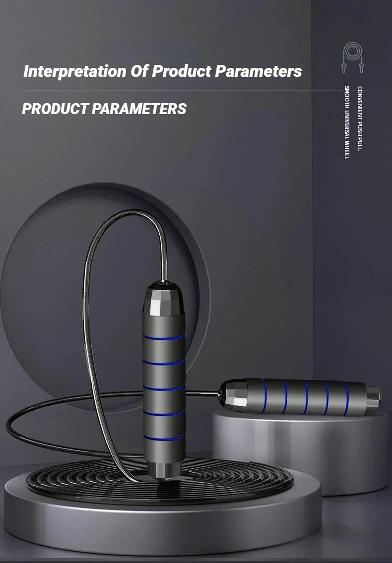 Adjustable Steel Wire Jump Rope