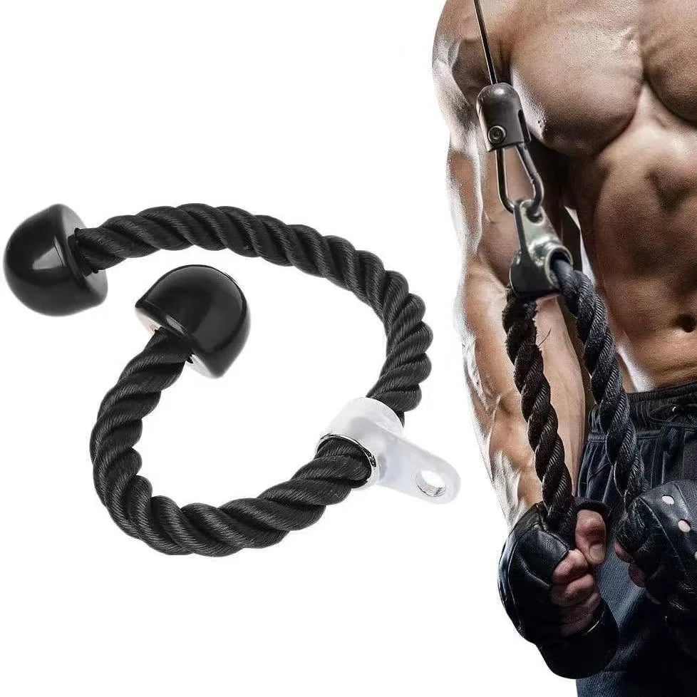 Triceps Rope Cable Attachment for Push & Pull Exercises
