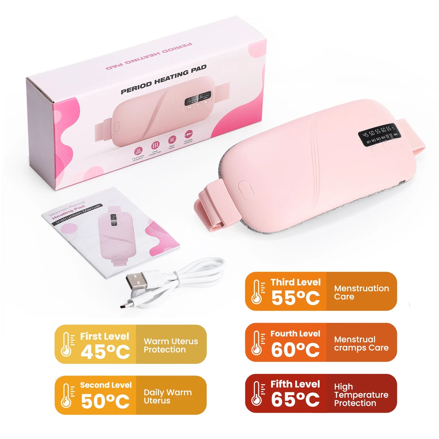 Electric Menstrual Heating Pad Belt