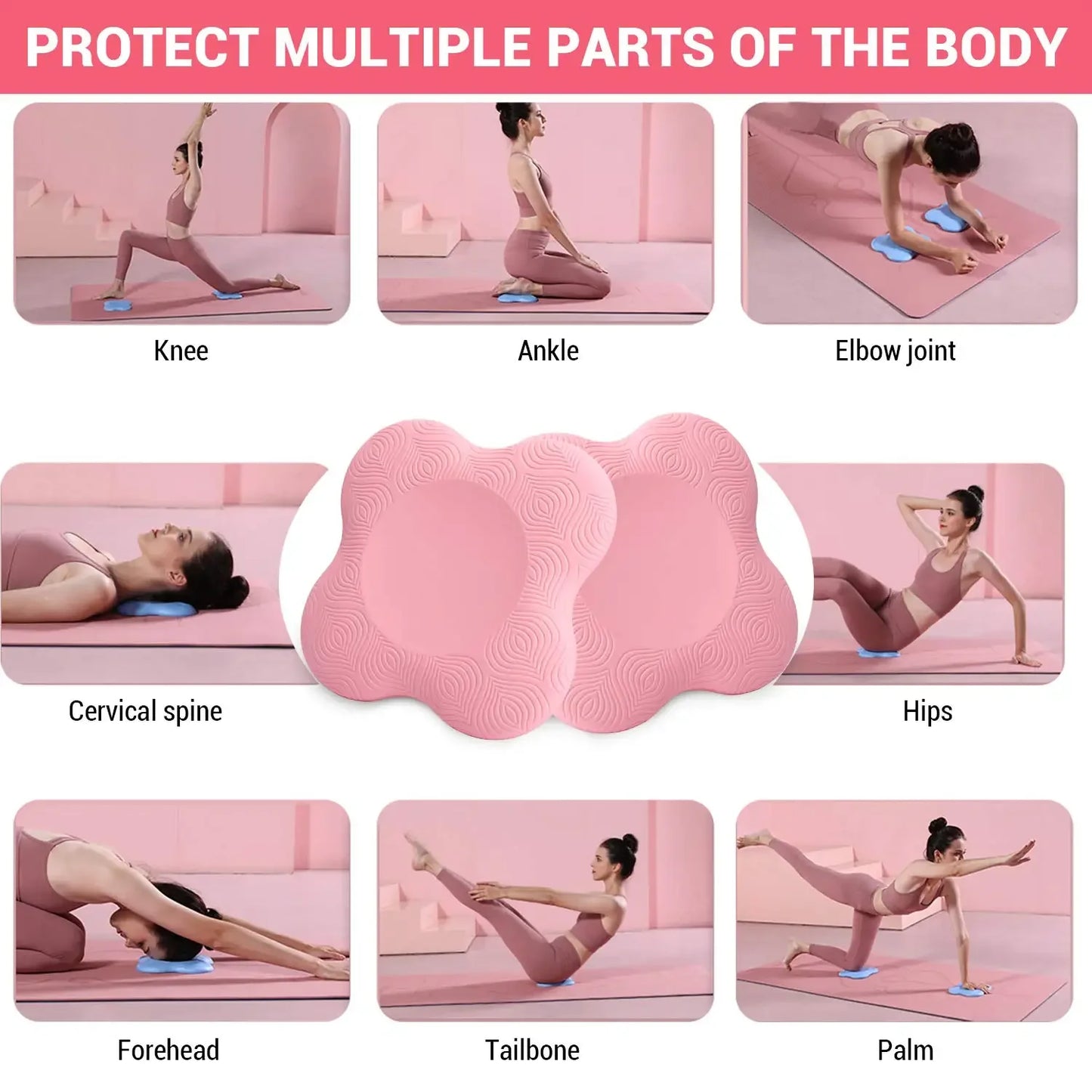 Yoga Knee Support Cushion Mat for Fitness & Stretching