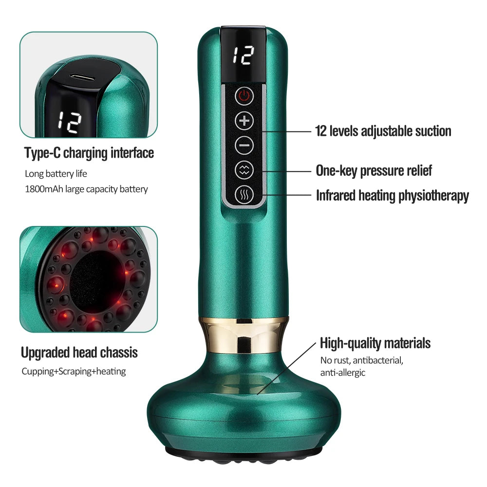 Electric Cupping & Gua Sha Massager