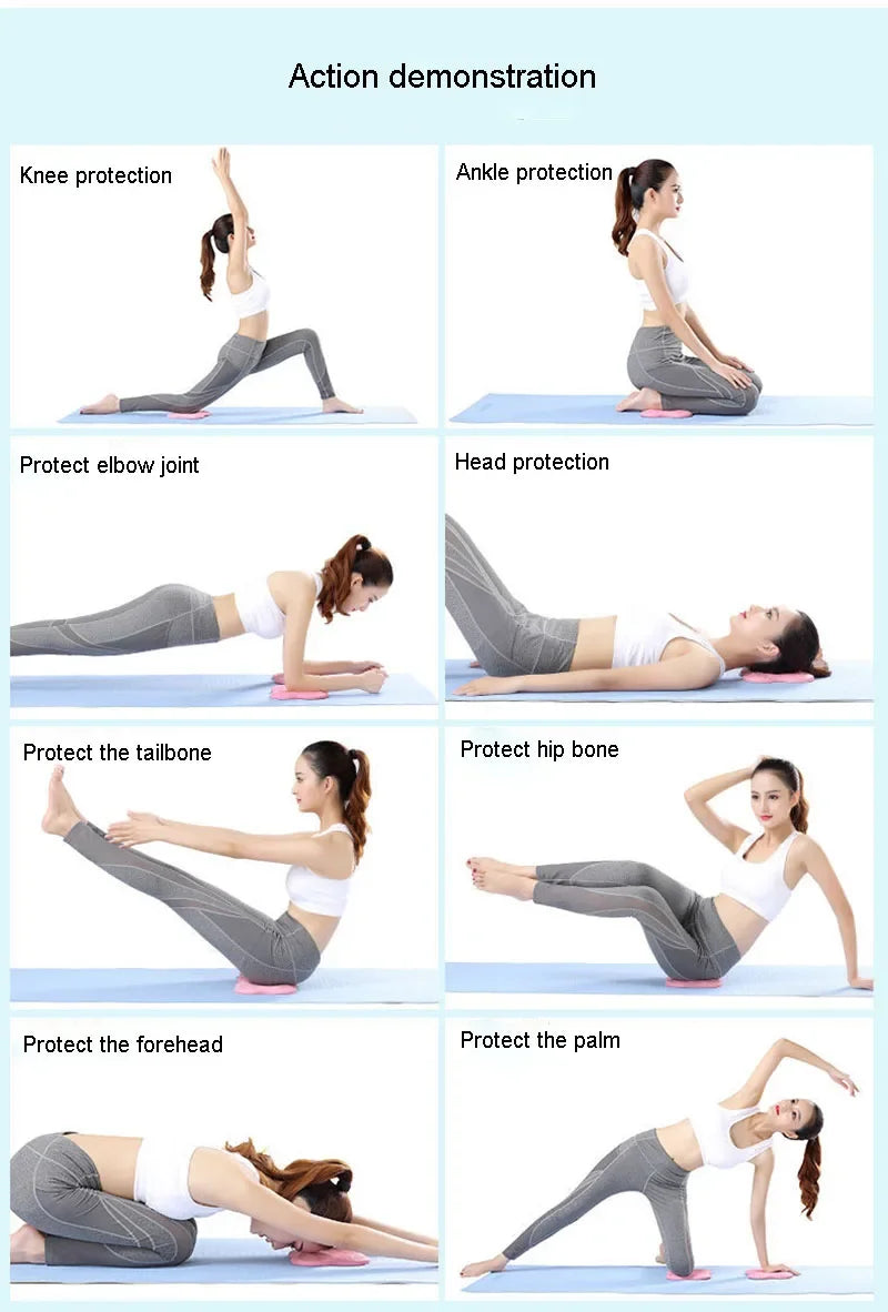 Yoga Knee Support Cushion Mat for Fitness & Stretching