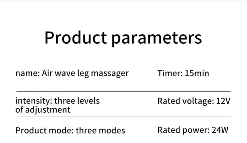 Electric Air Pressure Leg Massager