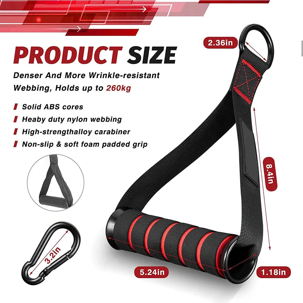 Triceps Rope Cable Attachment for Push & Pull Exercises