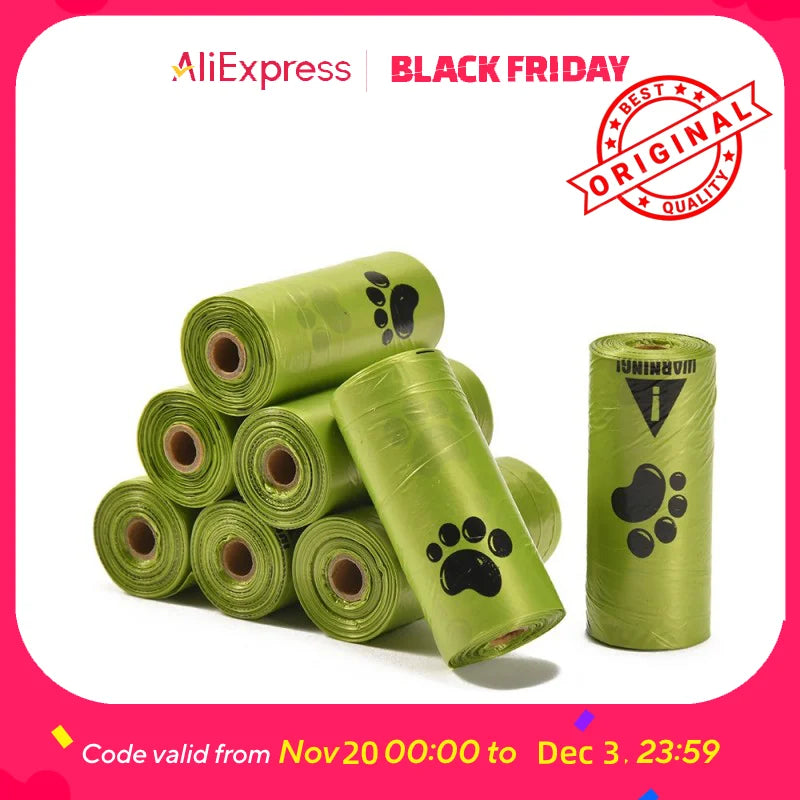 Biodegradable Pet Waste Bags with Dispenser