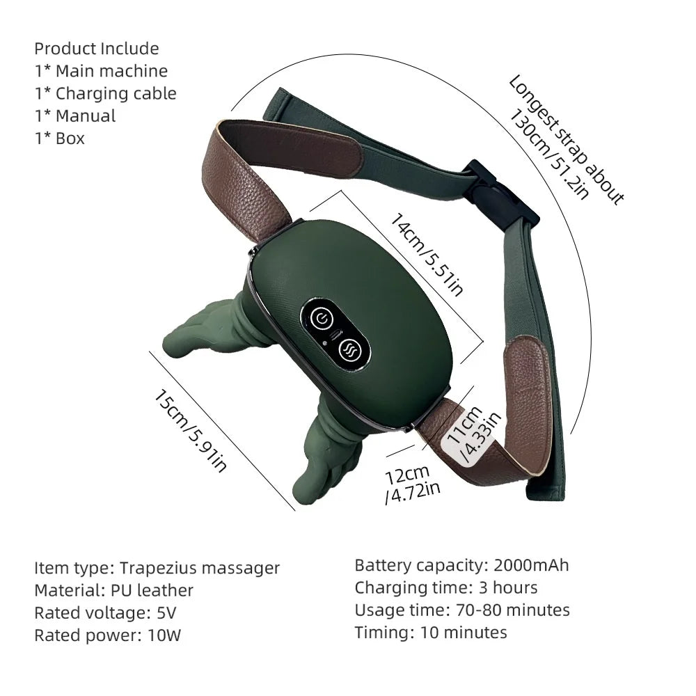 Wireless Neck and Shoulder Kneading Massager Shawl