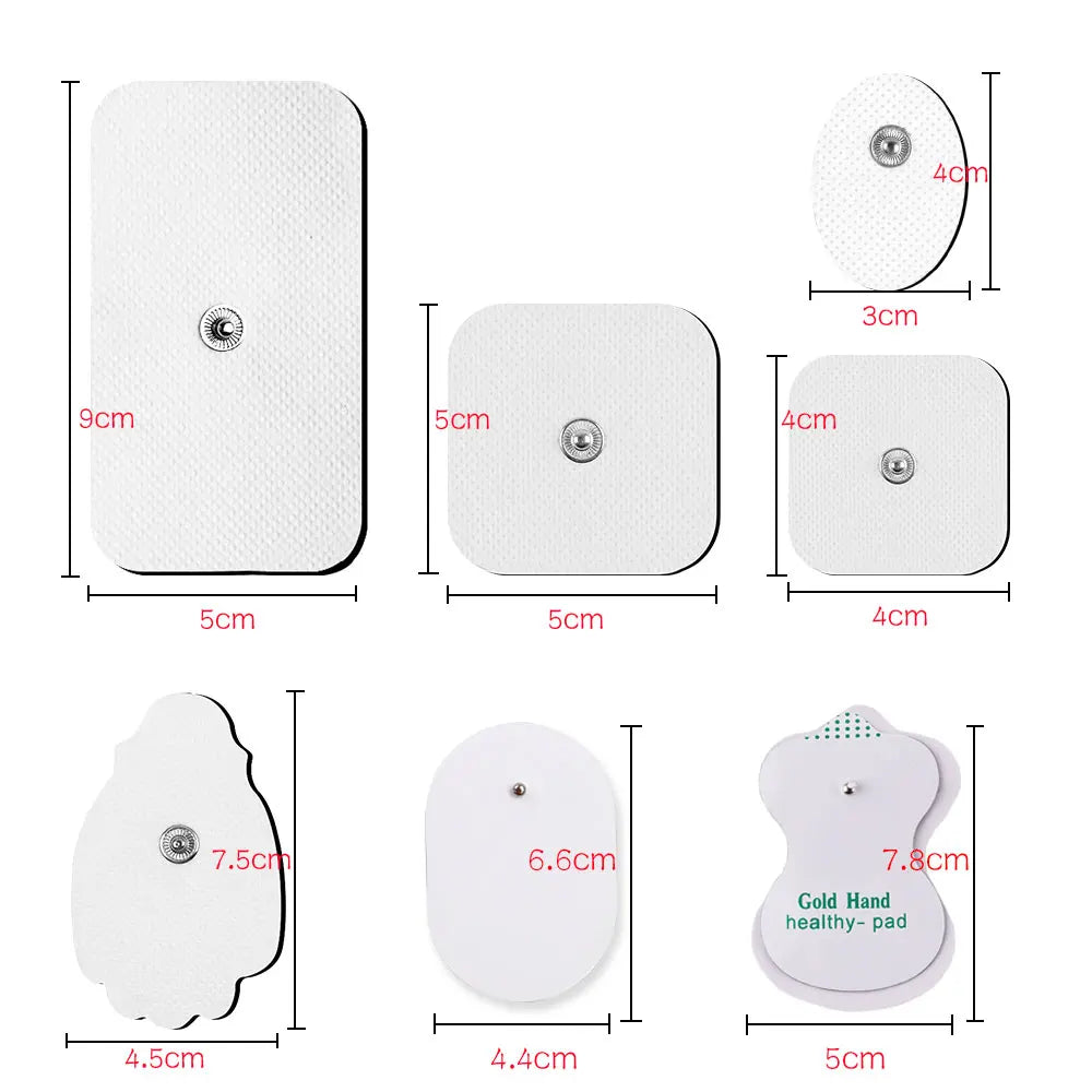 Reusable TENS and EMS Electrode Pads
