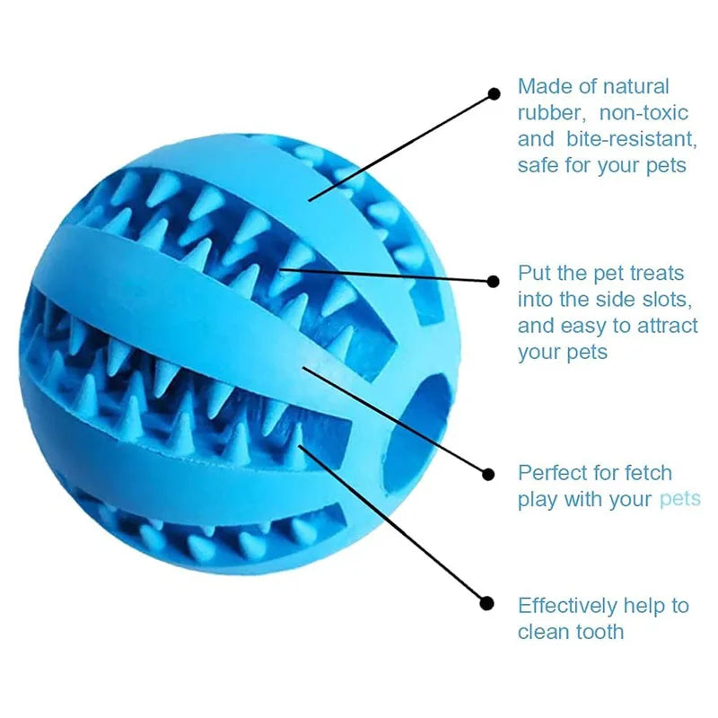 Rubber Treat Feeder & Teeth Cleaning Puzzle