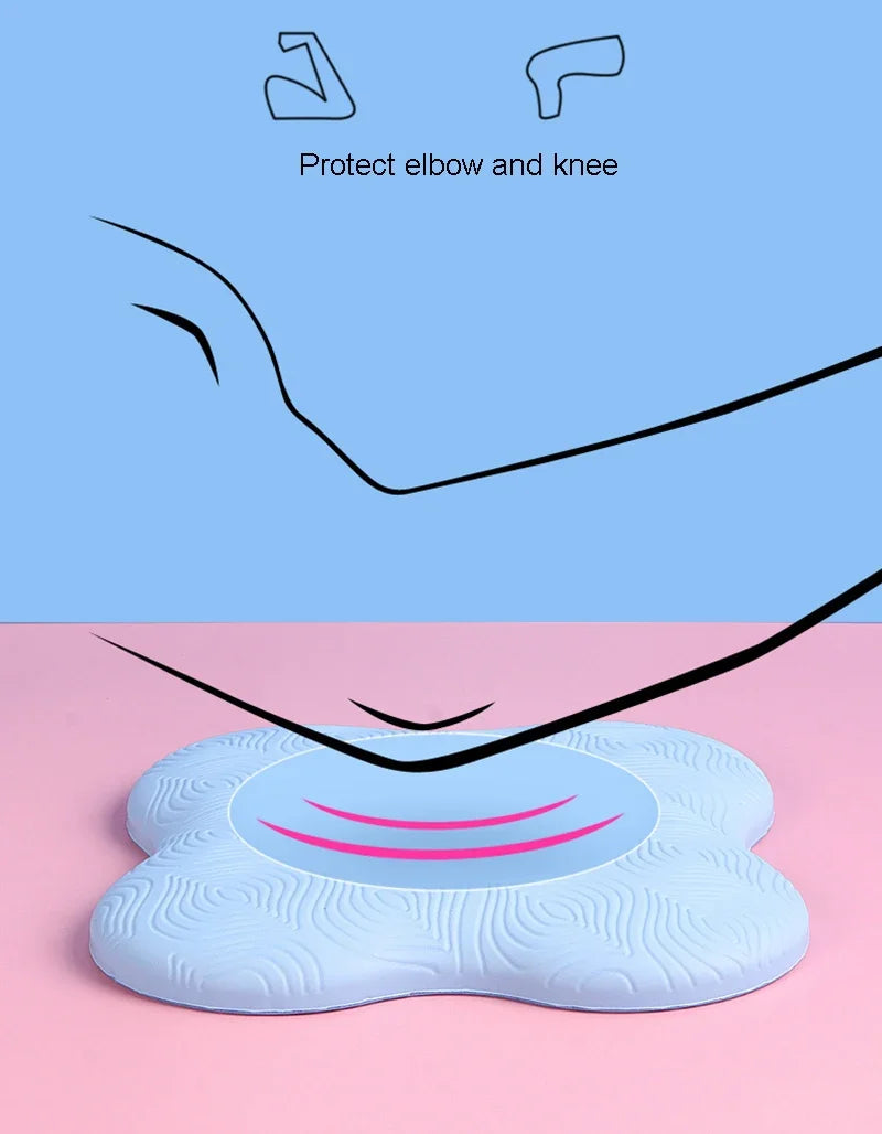 Yoga Knee Support Cushion Mat for Fitness & Stretching