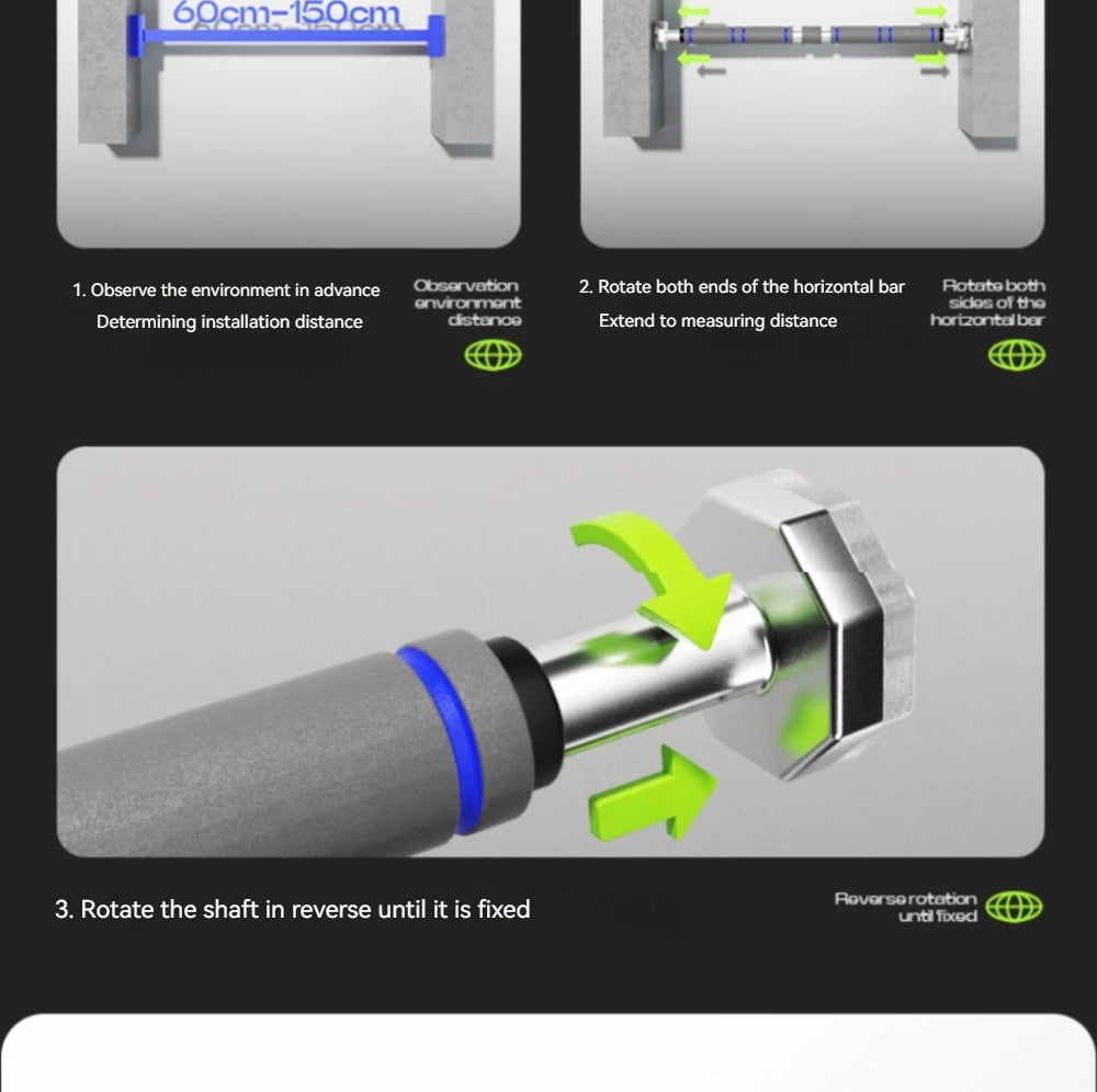 Adjustable Telescopic Pull-Up Bar