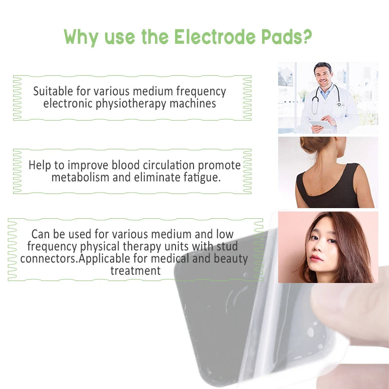 Reusable TENS and EMS Electrode Pads