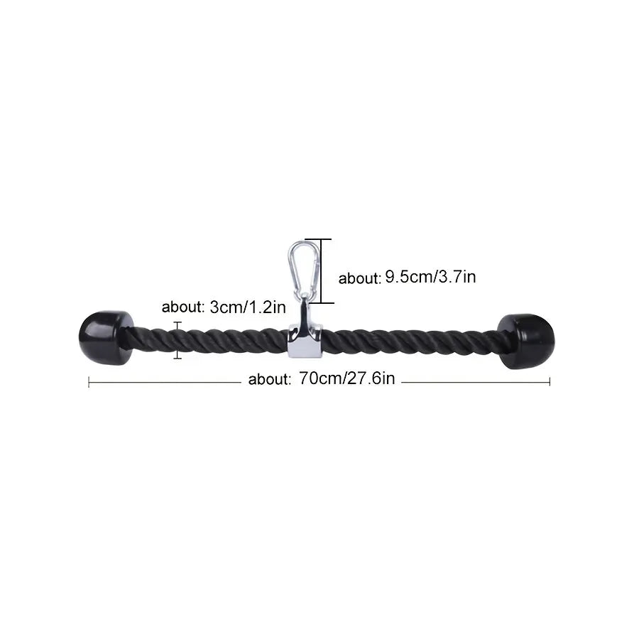 Triceps Rope Cable Attachment for Push & Pull Exercises