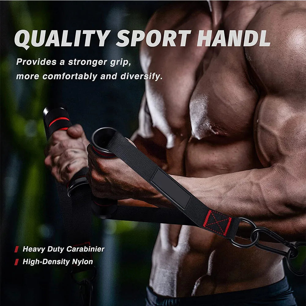 Triceps Rope Cable Attachment for Push & Pull Exercises