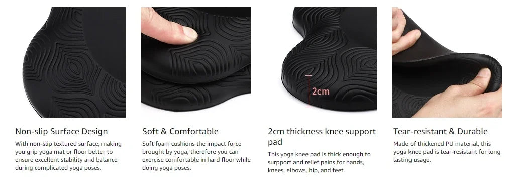 Yoga Knee Support Cushion Mat for Fitness & Stretching