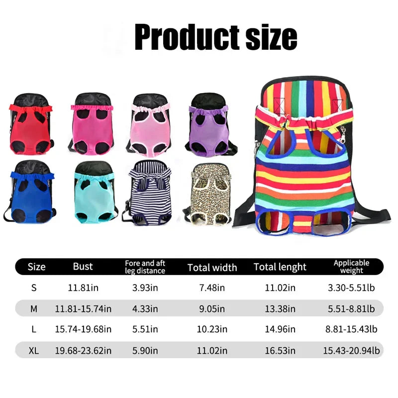 Adjustable Cat & Dog Carrier Backpack