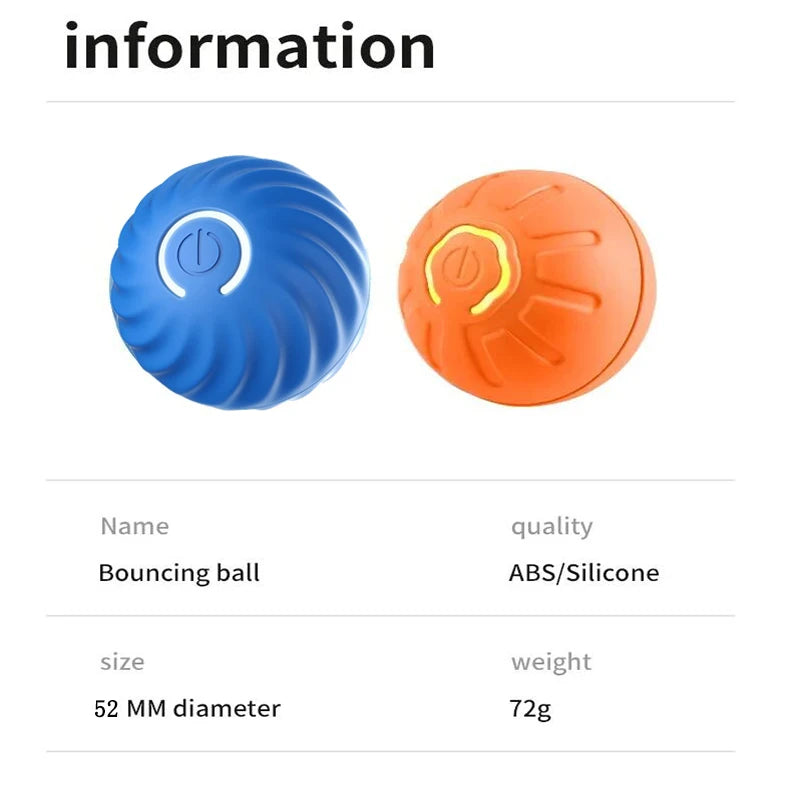 Interactive Automatic Moving Pet Toy Ball