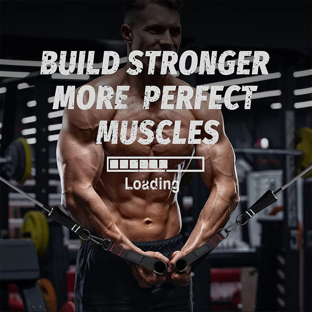 Triceps Rope Cable Attachment for Push & Pull Exercises